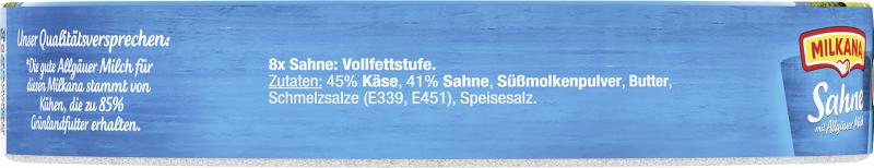 Milkana Schmelzkäse-Ecken Sahne