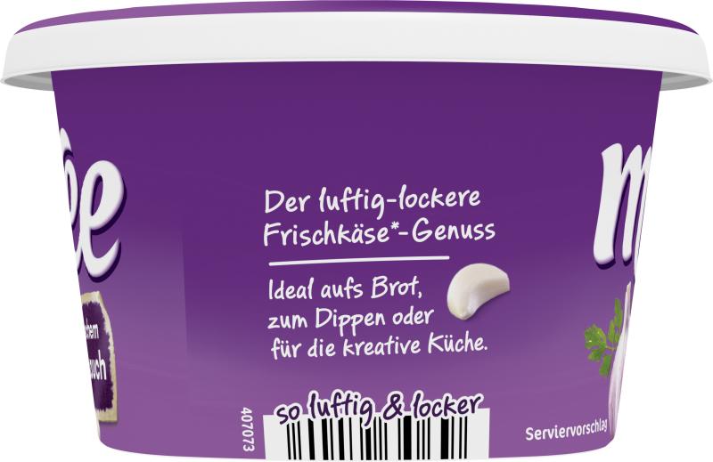 Miree Frischkäsezubereitung mit frischem Knoblauch