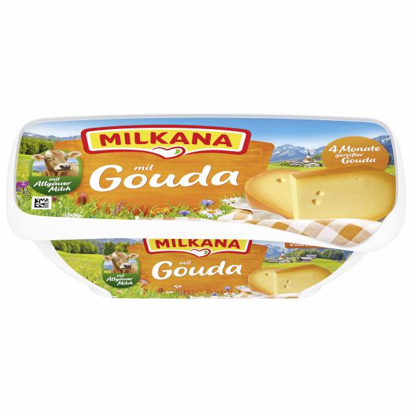 Milkana Schmelzkäse mit Gouda