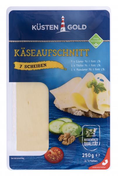 Küstengold Käseaufschnitt 3 Sorten