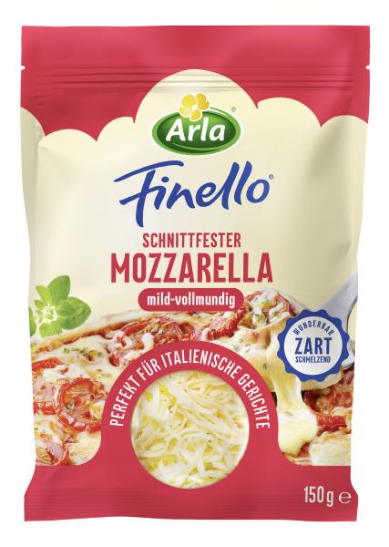 Arla Finello Mozzarella gerieben