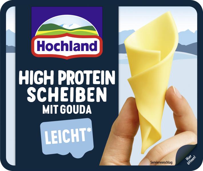 Hochland High Protein Scheiben mit Gouda leicht