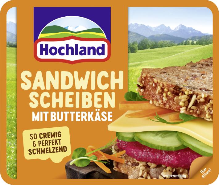 Hochland Sandwich Scheiben mit Gouda
