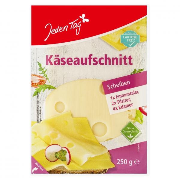 Jeden Tag Käse-Aufschnitt