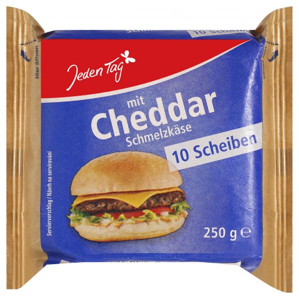 Jeden Tag Schmelzkäse-Scheiben Cheddar