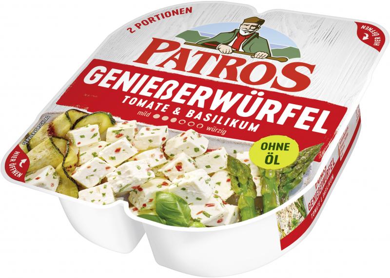 Patros Genießerwürfel Tomate & Basilikum