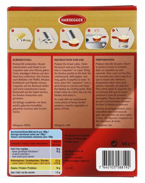 Hardegger Fondue L'Original