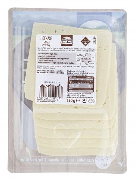 Hochland Hofkäse mild-cremig 