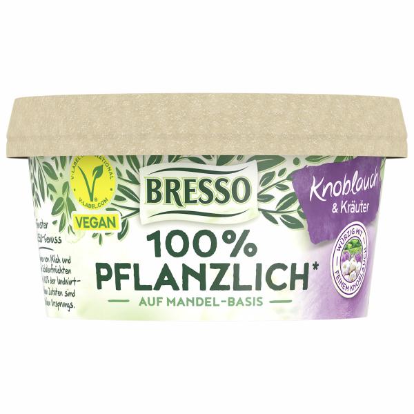 Bresso 100% pflanzlich Knoblauch & Kräuter