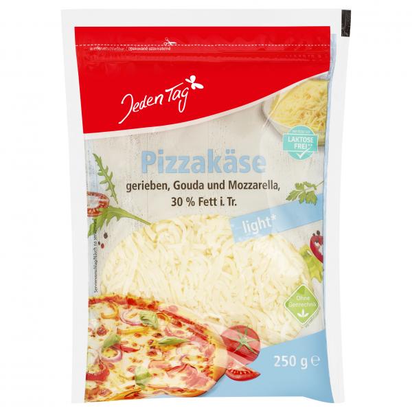 Jeden Tag Pizzakäse Leicht gerieben