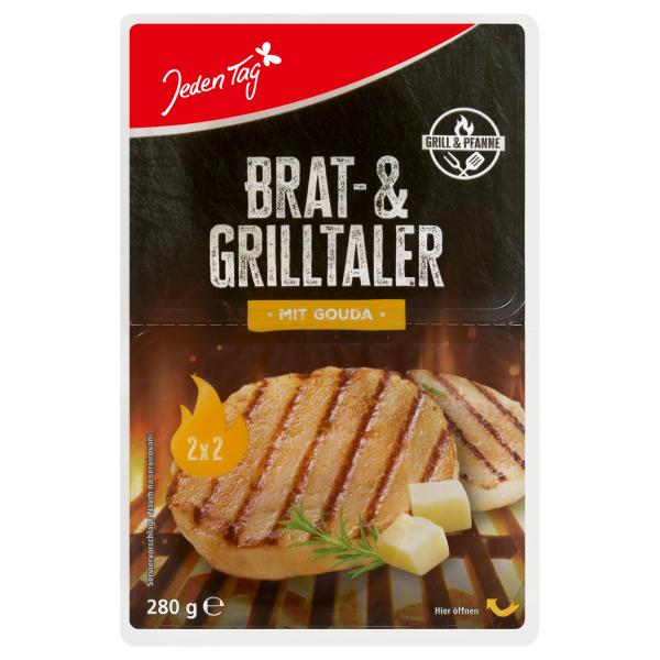 Jeden Tag Brat- & Grilltaler mit Gouda