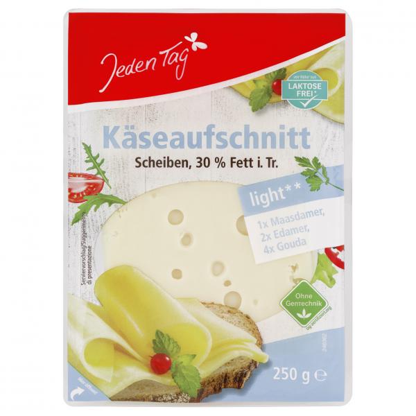 Jeden Tag Käse-Aufschnitt leicht