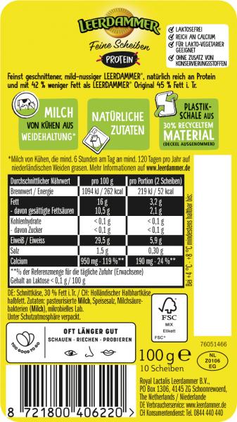 Leerdammer feine Scheiben Protein