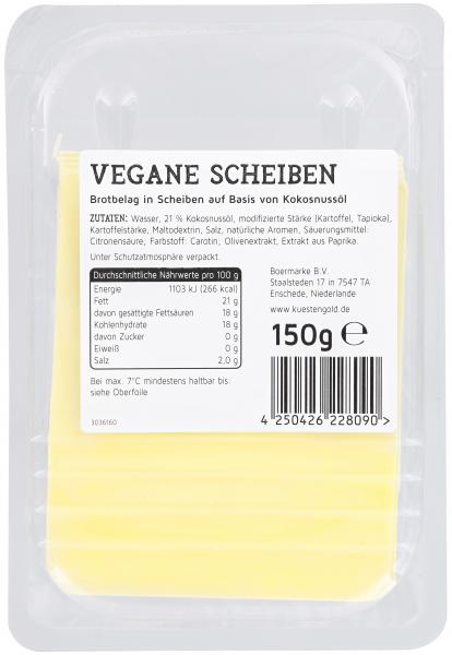 Küstengold Vegane Scheiben Milder Geschmack