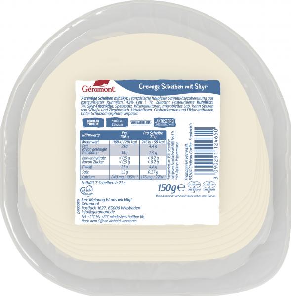 Géramont Scheiben mit Skyr