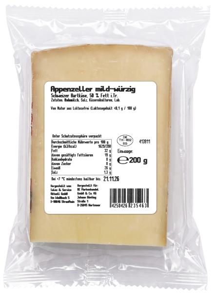 Tafelzeit Appenzeller mild-würzig