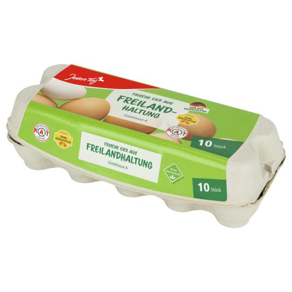 Jeden Tag Eier Freilandhaltung Bruderhahn Gütekalsse A Größe L/M