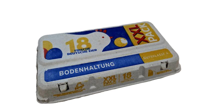 Eifrisch Frische deutsche Eier Bodenhaltung Güteklasse A Größe M-L, XXLPack