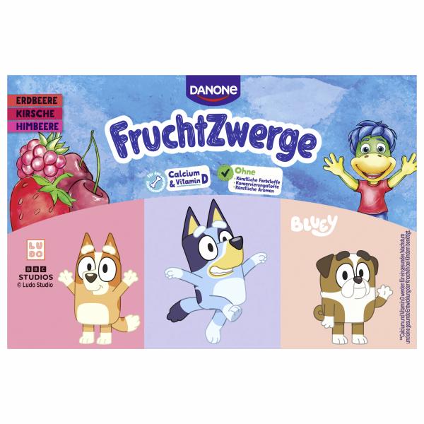 Danone Fruchtzwerge Erdbeere, Kirsche, Himbeere