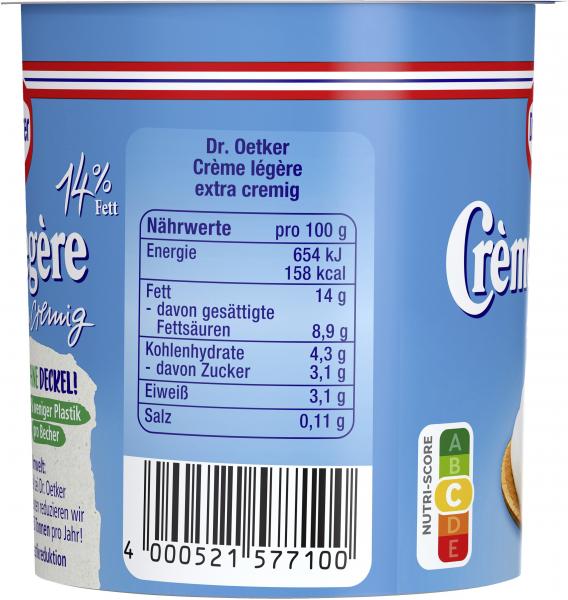 Dr. Oetker Crème Légère