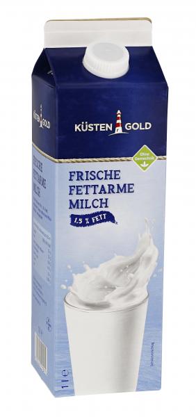 Küstengold Frische Fettarme Milch 1,5% 
