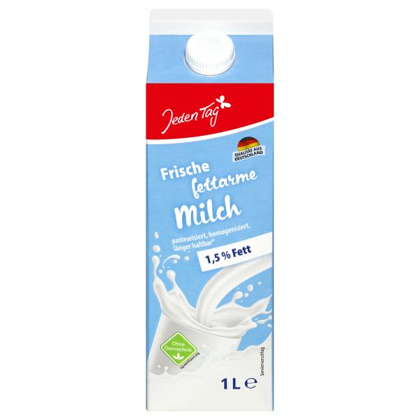 Jeden Tag Frische fettarme Milch 1,5%