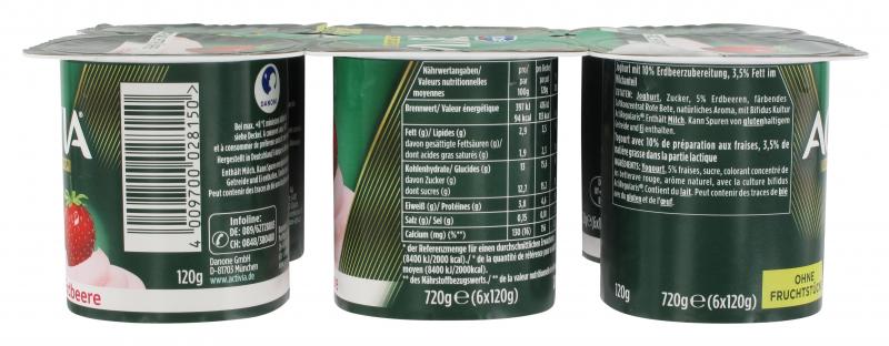 Danone Activia Erdbeere
