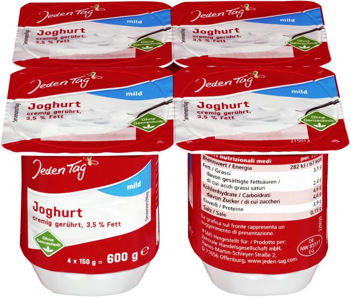 Jeden Tag Joghurt mild 3,5%