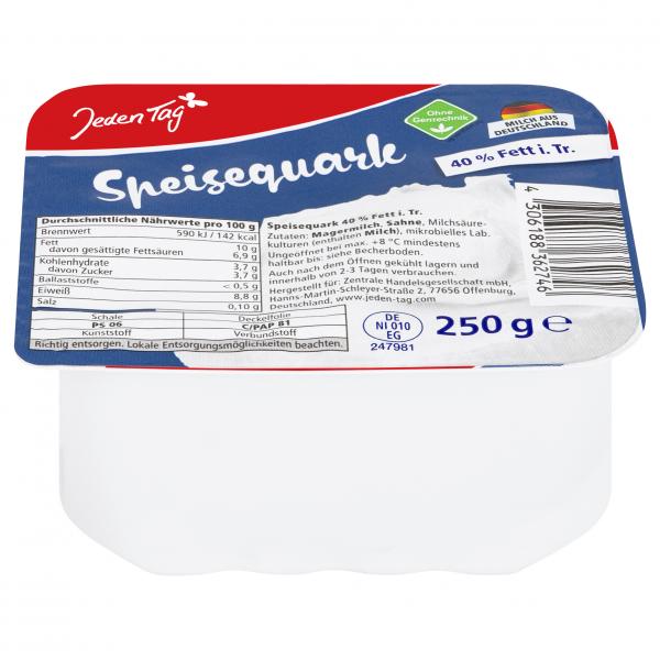 Jeden Tag Speisequark 40%