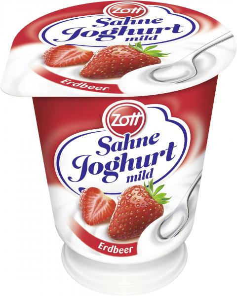 Zott Sahnejoghurt Erdbeer mild