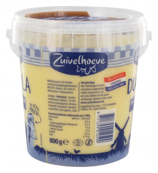 Zuivelhoeve Duo Vla Vanille-Schokolade
