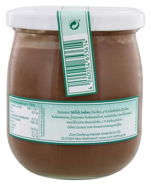 Zum Dorfkrug Sylter Schokoladenpudding