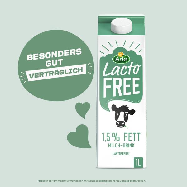 Arla LactoFree Laktosefreie Milch 1,5%