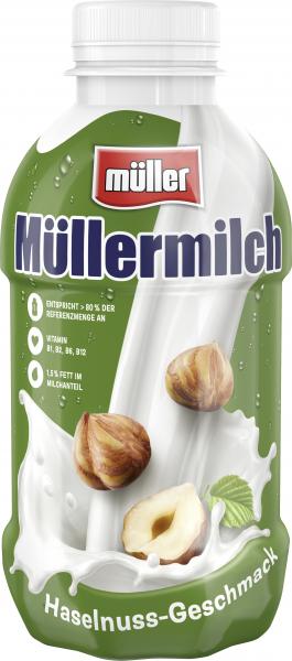 Müller Müllermilch Haselnuss-Geschmack