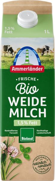 Ammerländer Frische Bio-Weidemilch 1,5%