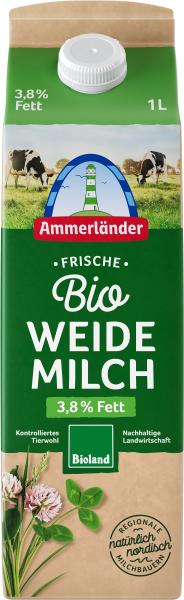 Ammerländer Frische Bio-Weidemilch 3,8%