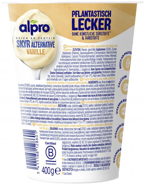 Alpro Skyr Joghurtalternative Vanille
