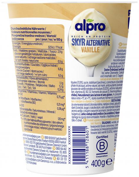 Alpro Skyr Joghurtalternative Vanille
