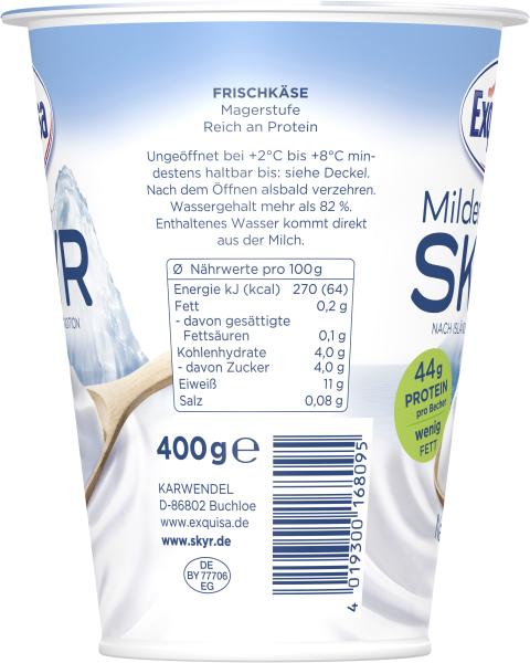 Exquisa Milder Skyr natur