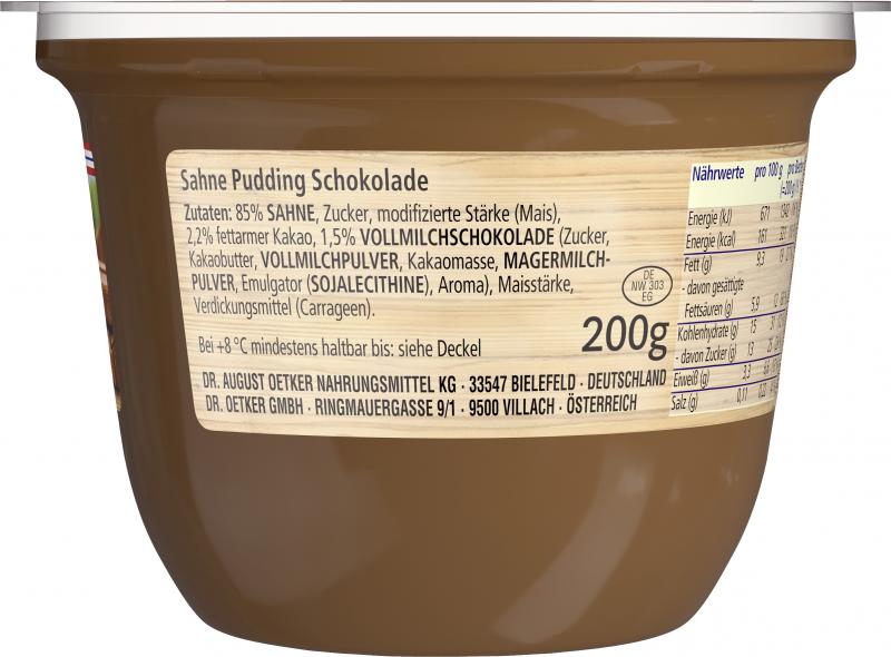 Dr. Oetker Löffelglück Sahnepudding Vollmilch-Schokolade
