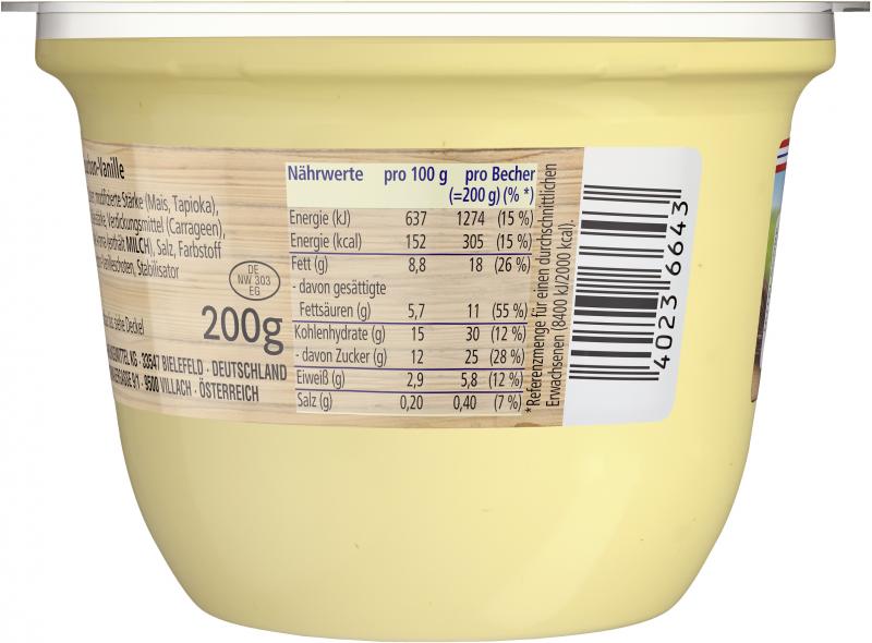 Dr. Oetker Löffelglück Sahnepudding Bourbon-Vanille