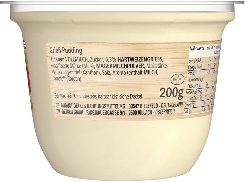 Dr. Oetker Löffelglück Grießpudding natur
