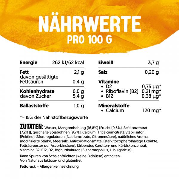 Alpro Joghurtalternative ohne Zuckerzusatz Mango