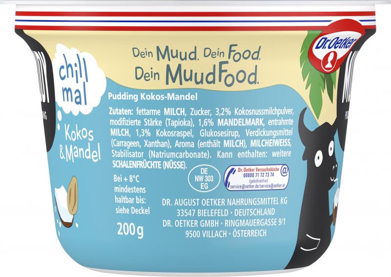 Dr. Oetker Muudy Pudding Kokos & Mandel