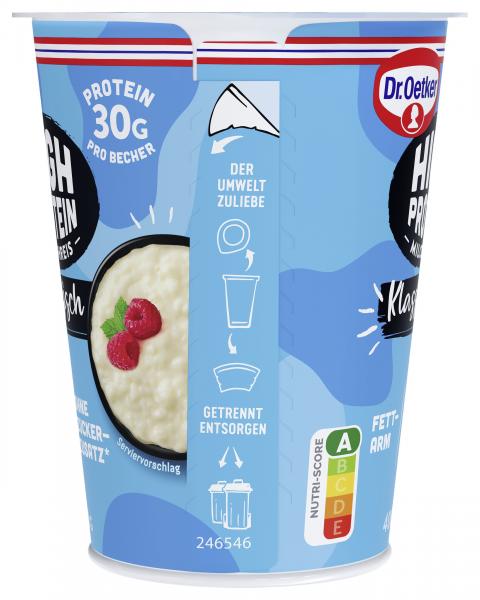 Dr. Oetker High Protein Mahlzeit Milchreis