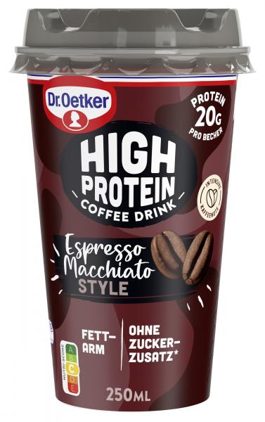 Dr. Oetker High Protein Coffee Drink Espresso Macchiato Style