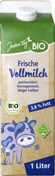 Jeden Tag Bio Frische Vollmilch 3,8%
