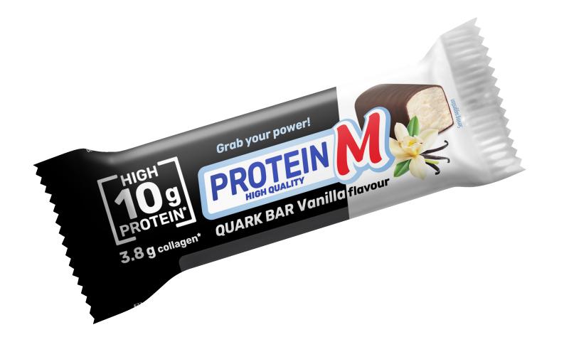 Protein M Quarkriegel mit Vanillegeschmack