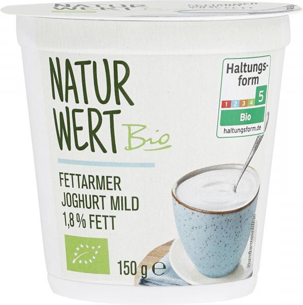 NaturWert Bio Natur-Joghurt 1,8% Fett