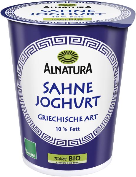 Alnatura Bio Weidemilch Sahnejoghurt griechische Art 10% Fett